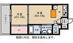 エステートモア天神 2階