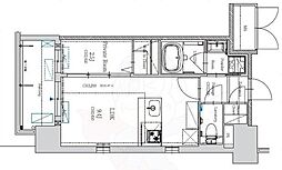 CIDNALTHEPLACE 1LDKの間取図画像