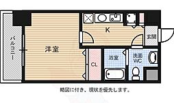 アソシアグロッツォ博多セントラルタワー 1Kの間取図画像