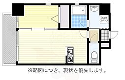 エンクレスト天神サイド 1LDKの間取図画像