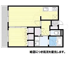 RJRプレシア博多駅前 1LDKの間取図画像