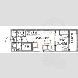 ラクラス南福岡South 4階