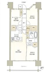 間取図画像 2SLDK