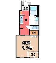 栃木県宇都宮市南一の沢町（賃貸マンション1K・1階・33.56㎡） その2