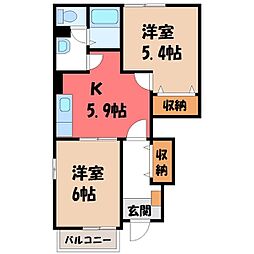 🉐敷金礼金0円！🉐東北本線 氏家駅 徒歩23分