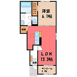真岡鐵道 真岡駅 徒歩43分