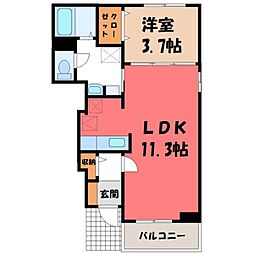 東北本線 氏家駅 徒歩9分