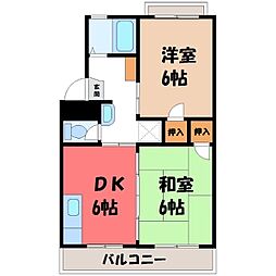 JR東北本線 宇都宮駅 徒歩24分 2階/-