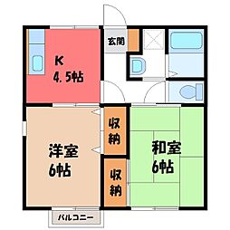 宇都宮芳賀ライトレール線 陽東3丁目駅 徒歩22分 2階/-