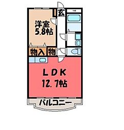 JR東北本線 雀宮駅 徒歩33分
