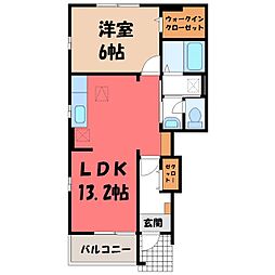 真岡鐵道 真岡駅 バス4分 上高間木下車 徒歩10分