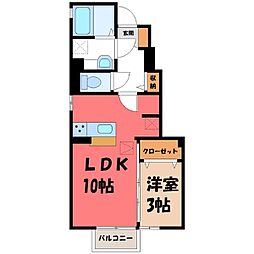 東武宇都宮線 南宇都宮駅 徒歩18分
