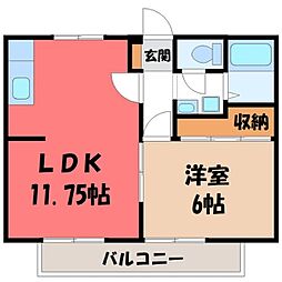 JR東北本線 宇都宮駅 バス7分 簗瀬西下車 徒歩1分