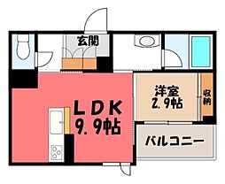JR東北本線 宇都宮駅 徒歩10分 3階/-