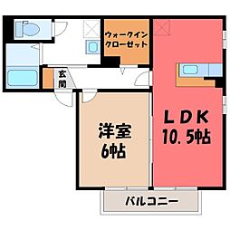 JR東北本線 宇都宮駅 バス34分 宝木中入口下車 徒歩6分 2階/-