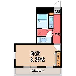 東武宇都宮線 南宇都宮駅 徒歩9分