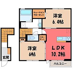 日光線 鹿沼駅 バス10分 リーバス栄町1丁目下車 徒歩17分
