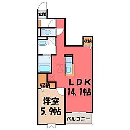 真岡鐵道 真岡駅 バス9分 長田下車 徒歩7分 1階/-