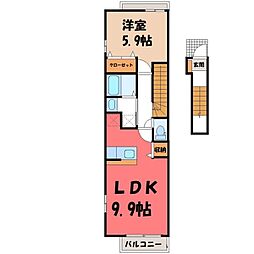 東武宇都宮線 西川田駅 徒歩4分