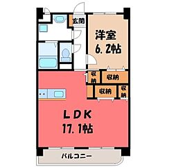 Y&Mアーバンライフ 1LDKの間取図画像