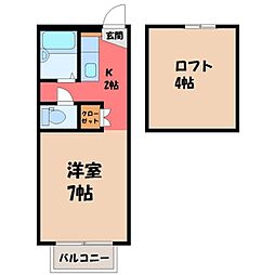 東武宇都宮線 国谷駅 徒歩9分 2階/-