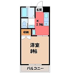 JR東北新幹線 宇都宮駅 バス28分 氷室下車 徒歩2分 3階/-