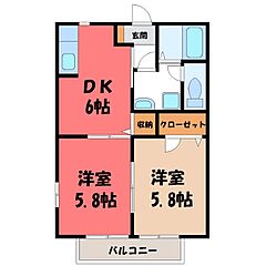 物件の間取り