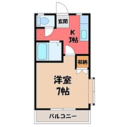JR東北本線 宇都宮駅 バス16分 平松本町公民館下車 徒歩11分 2階/-