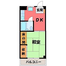 JR日光線 鹿沼駅 徒歩11分 3階/-