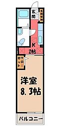 エリール・NT 1Kの間取図画像