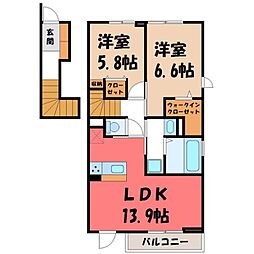 東武宇都宮線 江曽島駅 徒歩30分