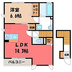宇都宮芳賀ライトレール線 宇都宮駅東口駅 徒歩11分 2階/-