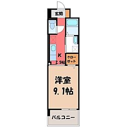 JR東北本線 雀宮駅 バス8分 横川西小学校前下車 徒歩5分