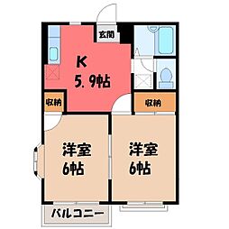 JR東北本線 宇都宮駅 バス24分 中戸祭下車 徒歩3分