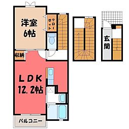 宇都宮芳賀ライトレール線 ゆいの杜東駅 徒歩8分 3階/-