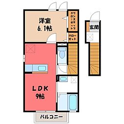 東武宇都宮線 壬生駅 徒歩8分 2階/-