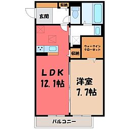 宇都宮芳賀ライトレール線 駅東公園前駅 徒歩23分 1階/-