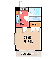 🉐敷金礼金0円！🉐東武宇都宮線 江曾島駅 徒歩7分