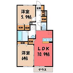 東武日光線 新鹿沼駅 徒歩3分
