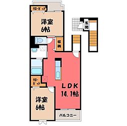 JR東北本線 石橋駅 バス9分 峰町下車 徒歩19分