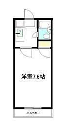 ESD泉本町 1Kの間取図画像