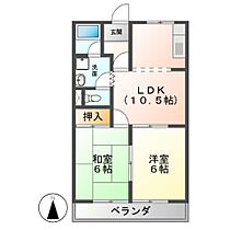 アーバンコーポ  ｜ 岐阜県美濃加茂市太田町（賃貸アパート2LDK・2階・49.50㎡） その2