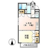 シェルヴェール  ｜ 岐阜県美濃加茂市加茂野町木野（賃貸アパート1LDK・2階・38.58㎡） その2