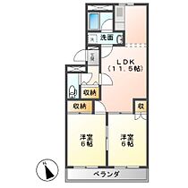 メゾンドリベンテ  ｜ 岐阜県美濃加茂市森山町１丁目（賃貸アパート2LDK・1階・49.50㎡） その2