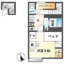 レオパレスくらち  ｜ 岐阜県美濃加茂市太田町（賃貸アパート1K・2階・26.08㎡） その2