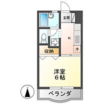 パインリーフ北郷  ｜ 岐阜県岐阜市太郎丸北郷（賃貸マンション1K・1階・18.13㎡） その2