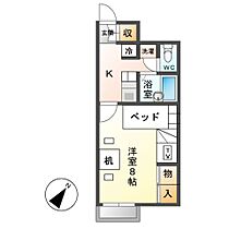 レオパレスＷest ＴownI  ｜ 岐阜県美濃加茂市西町４丁目（賃貸アパート1K・1階・23.61㎡） その1