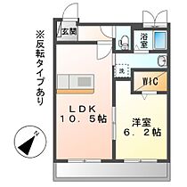 アメイジングパレスＨ  ｜ 岐阜県美濃加茂市中部台７丁目（賃貸マンション1LDK・2階・40.49㎡） その2