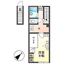 レオパレスＫＡＩ・開  ｜ 岐阜県関市金屋町（賃貸アパート1K・2階・26.08㎡） その1