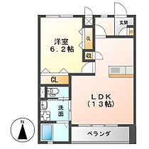 ウィンズ雅Ｂ棟  ｜ 岐阜県美濃加茂市島町２丁目（賃貸アパート1LDK・2階・47.43㎡） その2